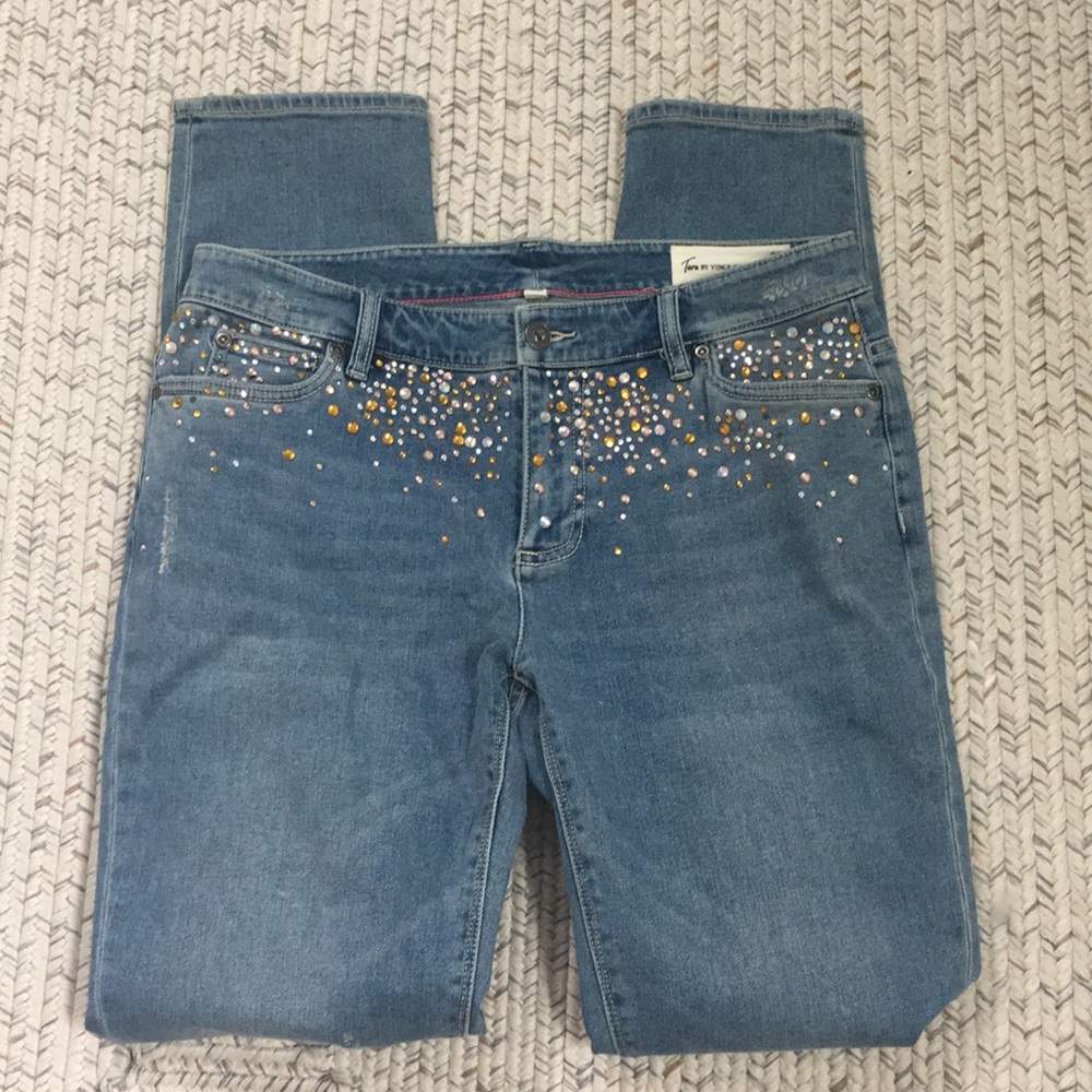NWOT Two by Vince Camuto bedazzled 29 jeans